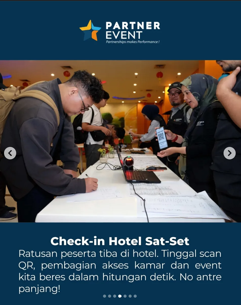 Halaman registrasi peserta event PT Multipolar Technology di Juara Event